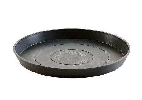 Unterteller Ecopots Saucer Round, dark grey, Ø 44,5 cm, H = 3,5 cm